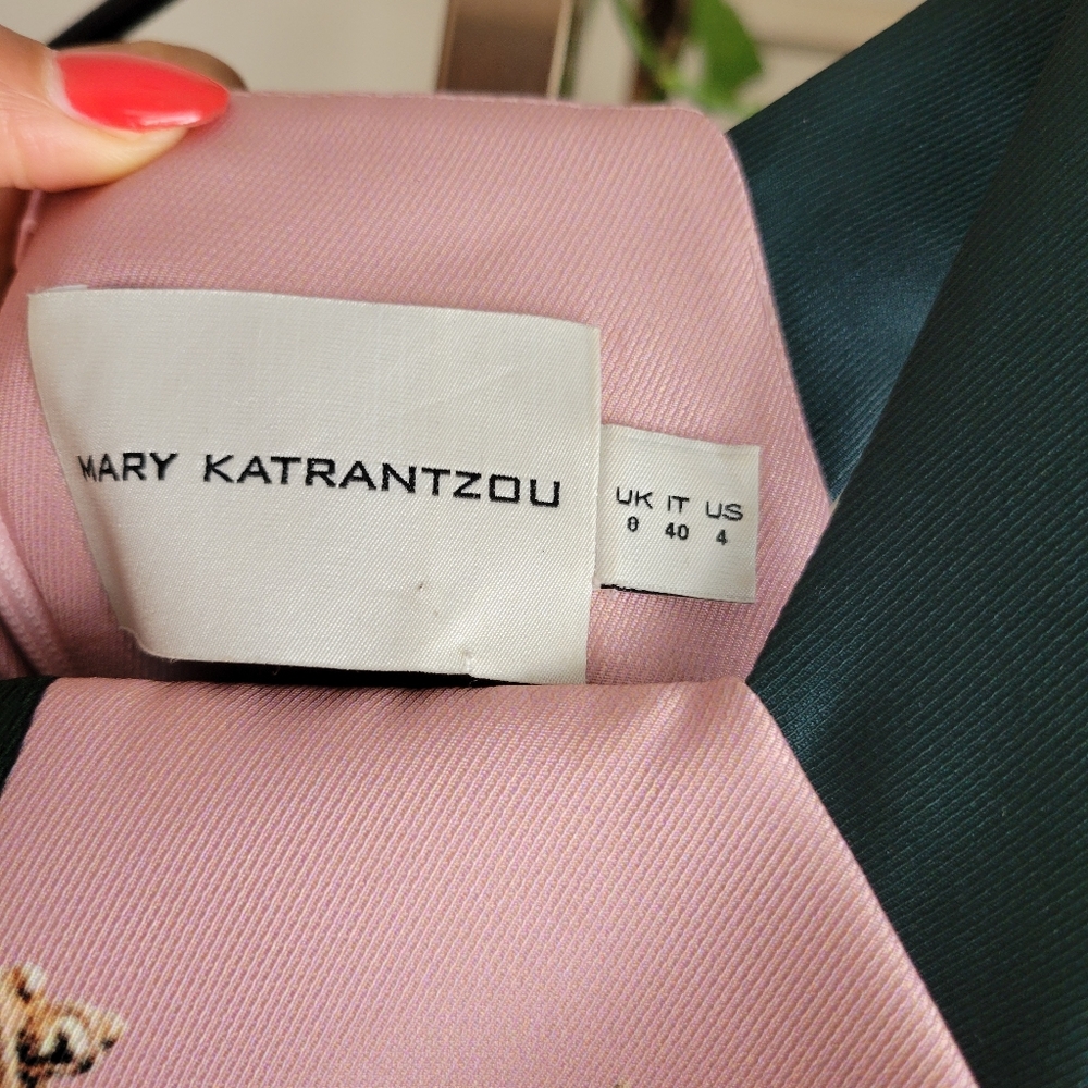 MARY KATRANTZOU Pink Fenbot Print Shift Dress - Picture 3 of 7